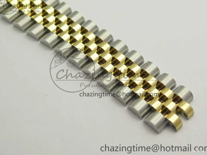 MiroTime 0801 DateJust 36 SS YG 116233 ARF 1:1 Best Edition 904L Steel Black Dial Stick Markers on Jubilee Bracelet SH3135 V EasyMatch 3261